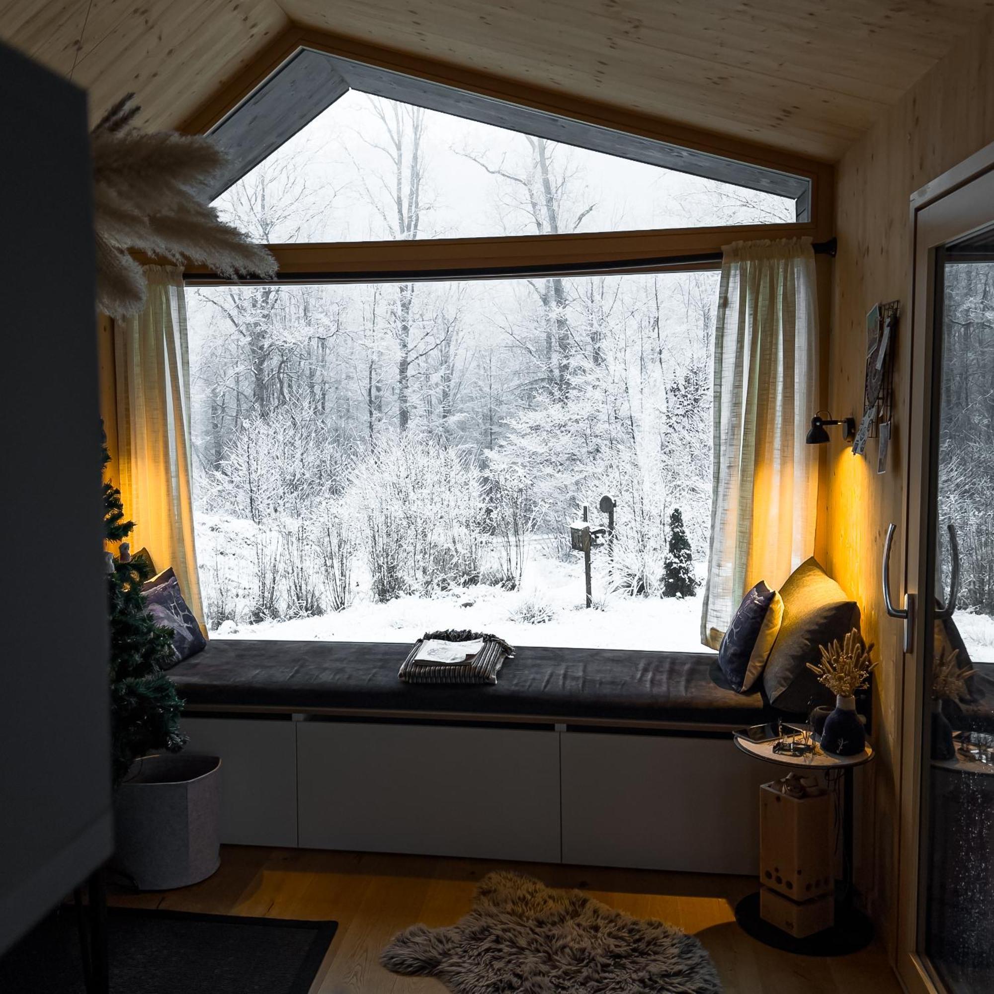 Cabin Westerwald Sauna Zubuchbar Niederdreisbach ภายนอก รูปภาพ